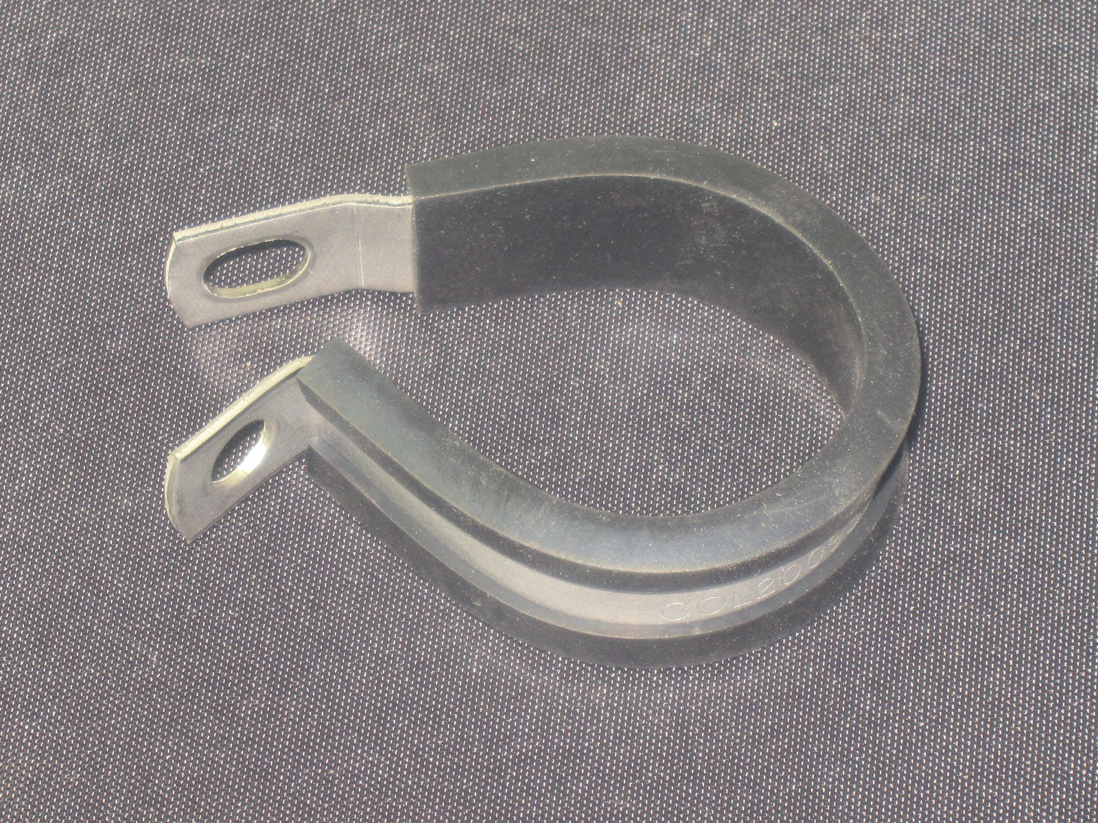 (image for) 3/8 EPDM CUSHION CLAMP 18-8 STAINLESS MFG KMC - Click Image to Close